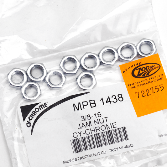 10Pck Jam Nut 3/8-16, UNC