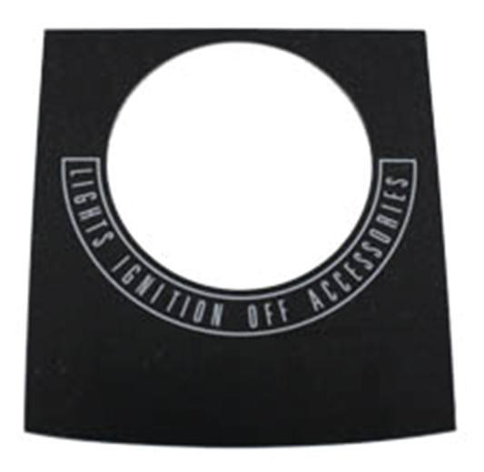 Black Dash Panel Decal FL/FX79-93