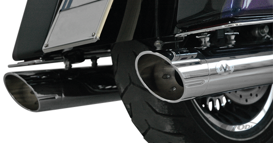 Banger Twin Chr Cap Set 100mm FLH/T04-17