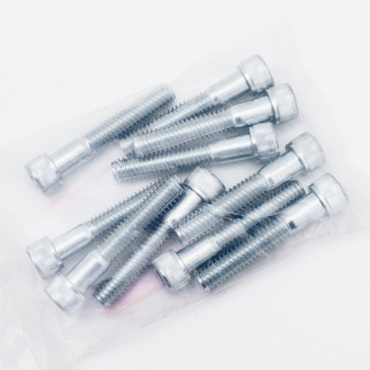 10pck allen bolt 5/16-18x1-3/4" UNC zin