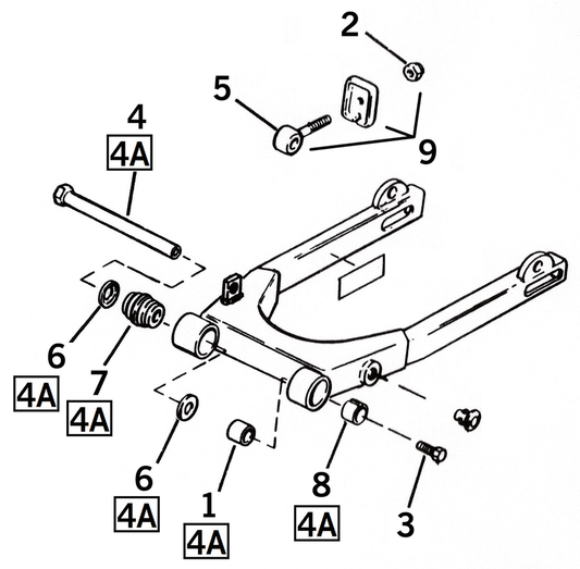 Timken swingarm bearing