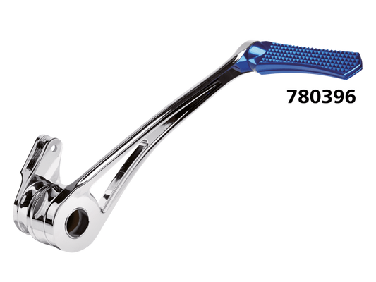 DMND BRAKE ARM CHR+BLUE PEG FLH/T14-UP