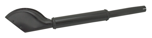 muffler, fishtail black,WL