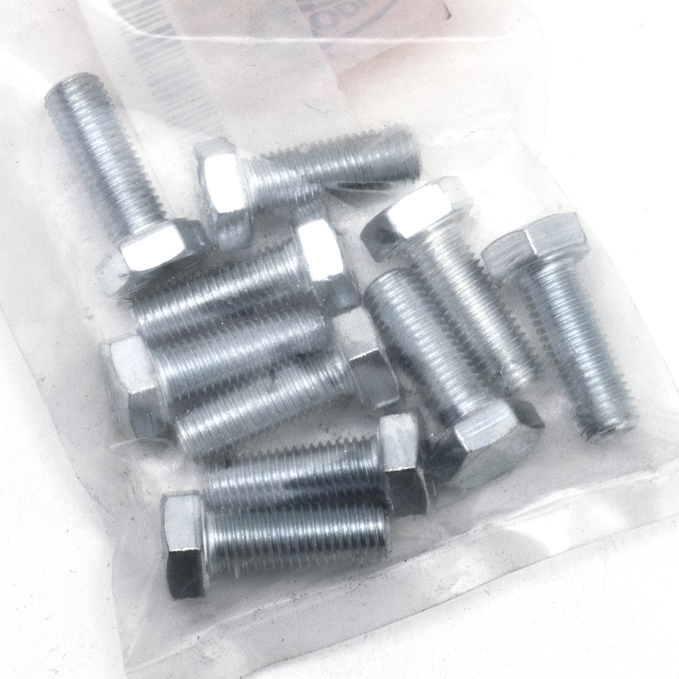 10pck hex bolt 5/16-24x7/8" UNF zinc