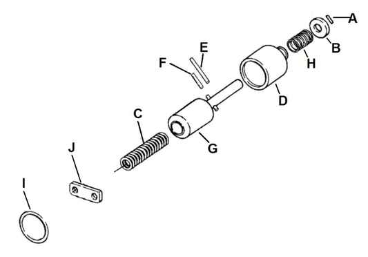 10Pck Solenoid return spring