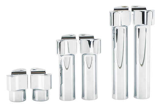 GZP Chrome Billet aluminum riser set