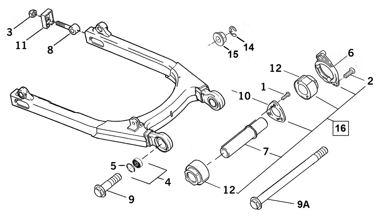 GHDP AXLE ADJUSTER, REAR
