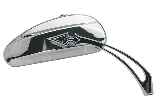 GZP Chrome Custom slimline mirror Rig