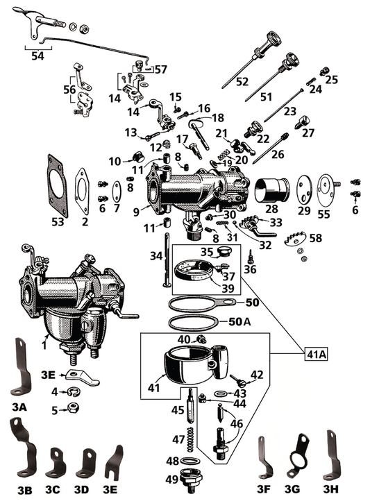 Venturi Special for M41, M51 1.125"