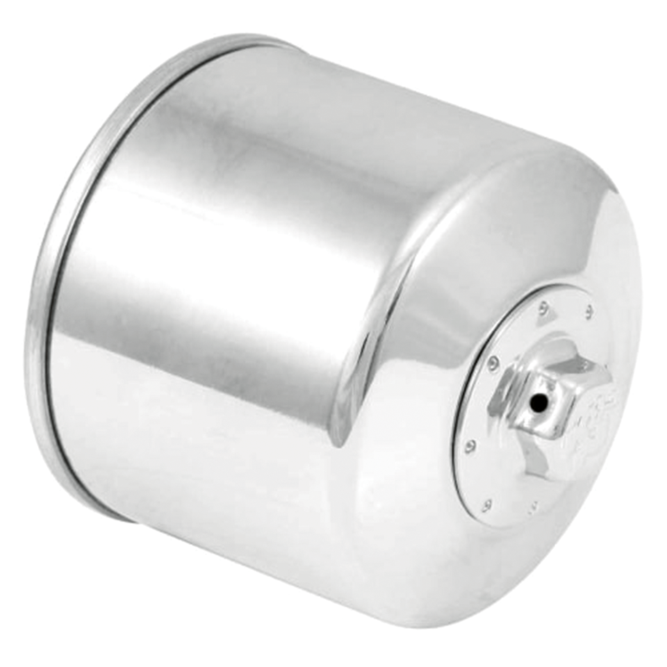 K&N Chrome Wrench-off Oil filter short