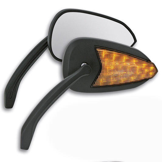 GZP Black Crystal LED mirror set