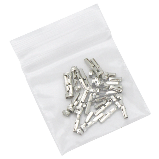 25pck AMP 040 Series Plug Terminals