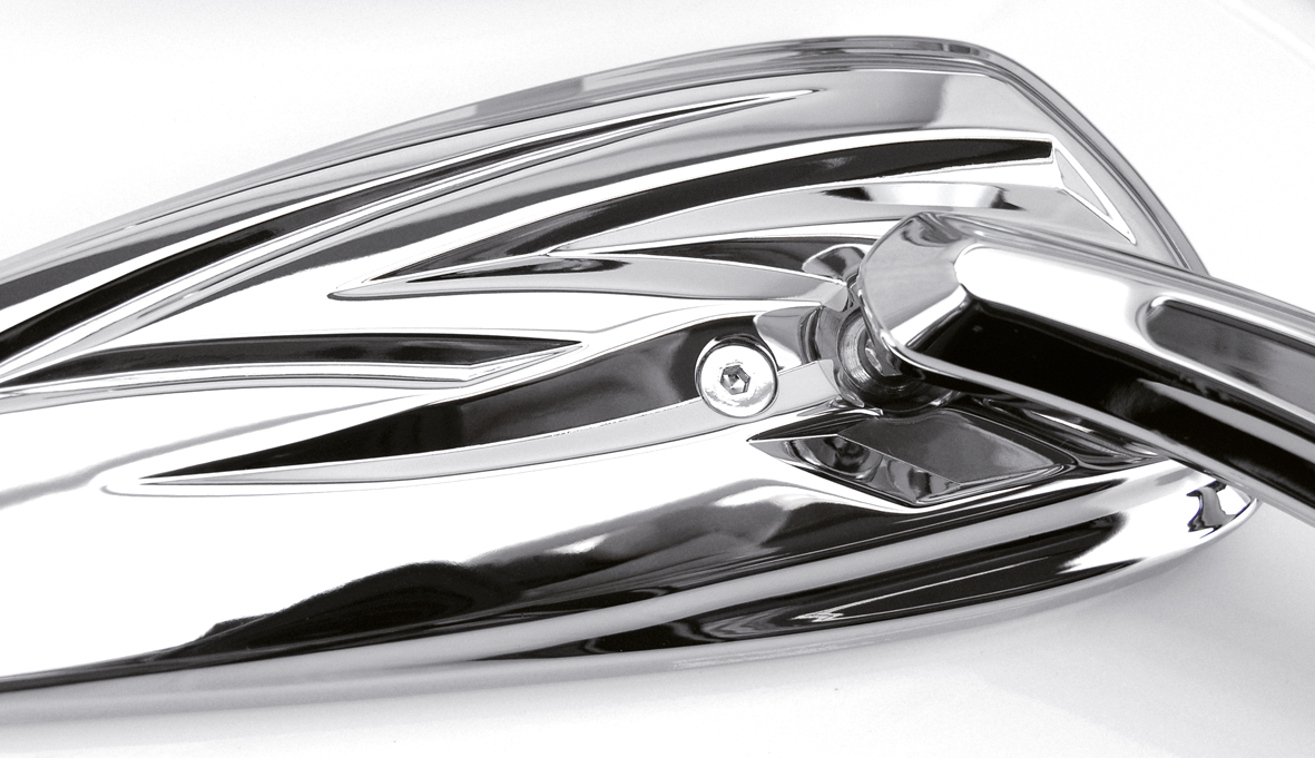 GZP Custom Harpoon mirror set chrome