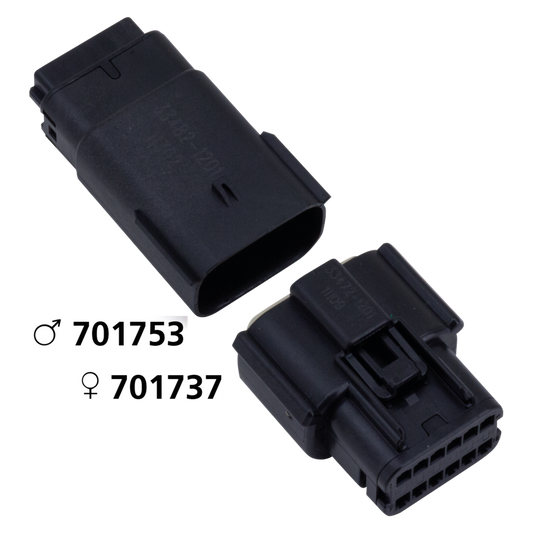 Molex 07Up 12-Position Male Black OEM724