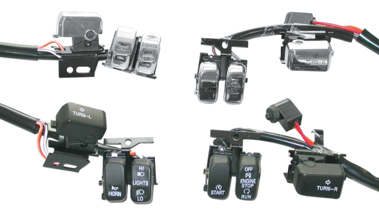 Horn & Dimmer switch Chrome 96-06