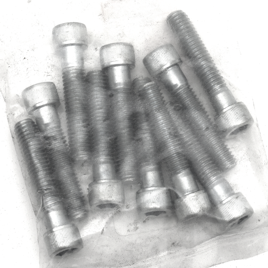 10pck allen bolt 3/8-16x1-7/8" UNC zinc