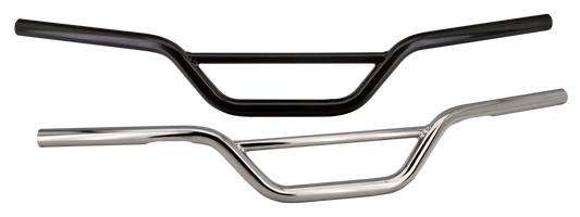 GZP Moto bar non-dimpled Chrome 4-1/4"