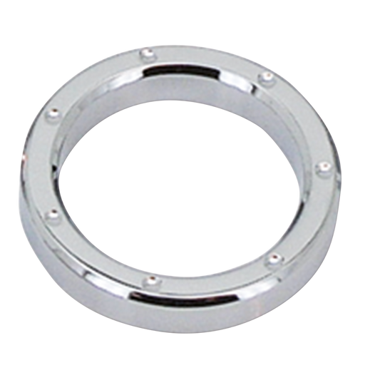 GZP Chrome Dimpled billet instr bezel 2"