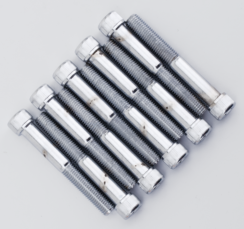 10pck Chrome allen screws 5/16-24x2-1/4