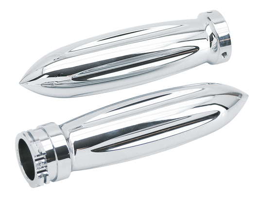 GZP Chrome billet grip set Rocket sty