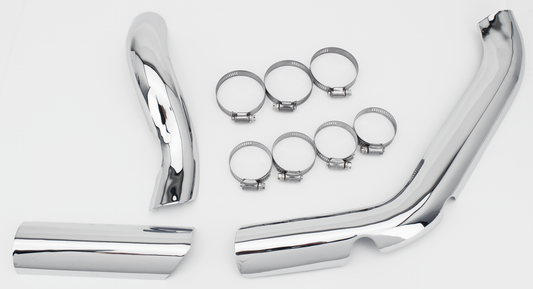 2-1 Heat Shield Kit Chrome FL70-84
