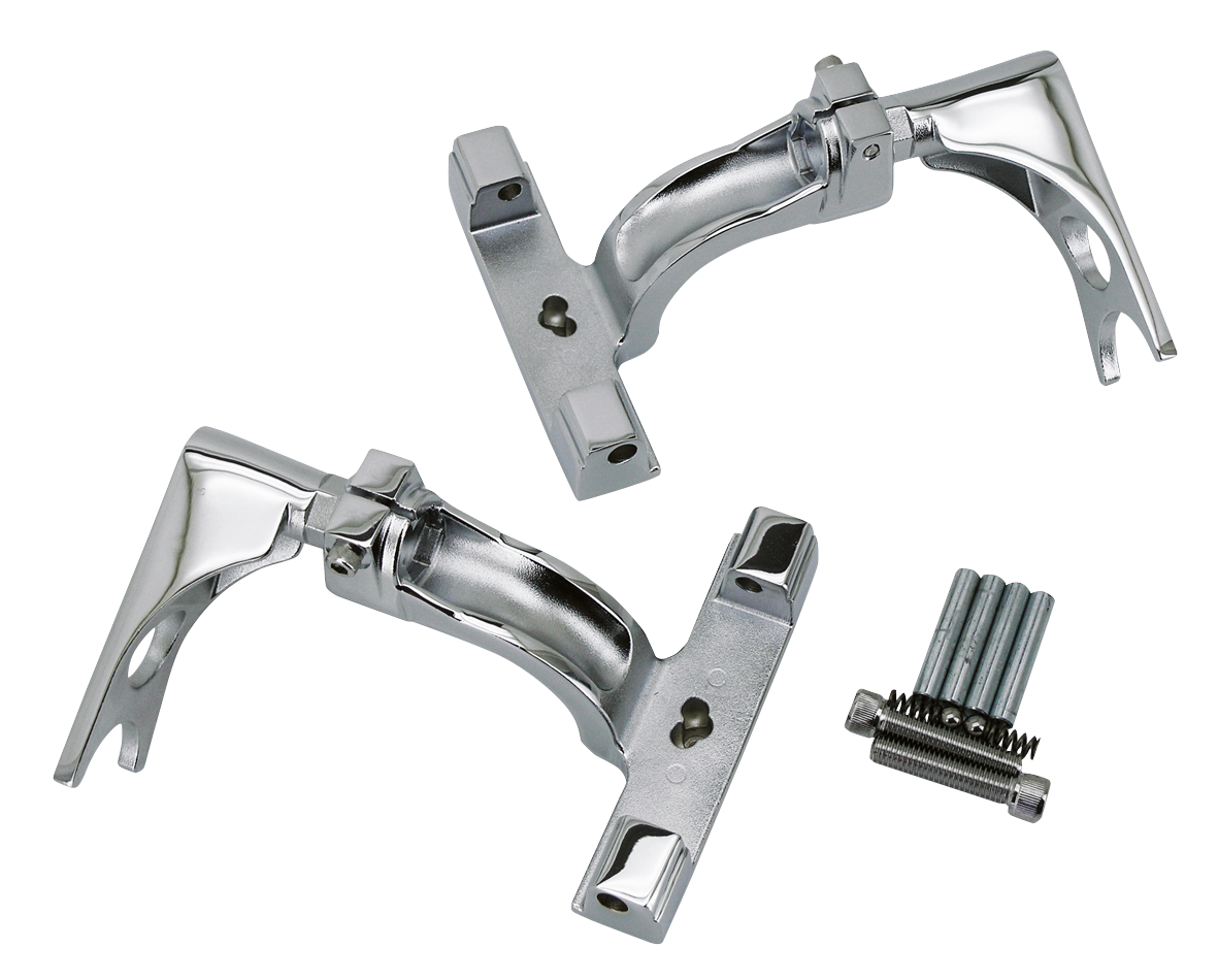 Chrome passenger footboard mount kit