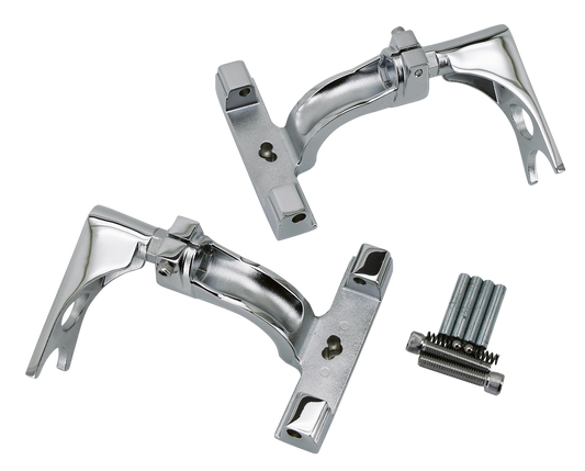Chrome passenger footboard mount kit