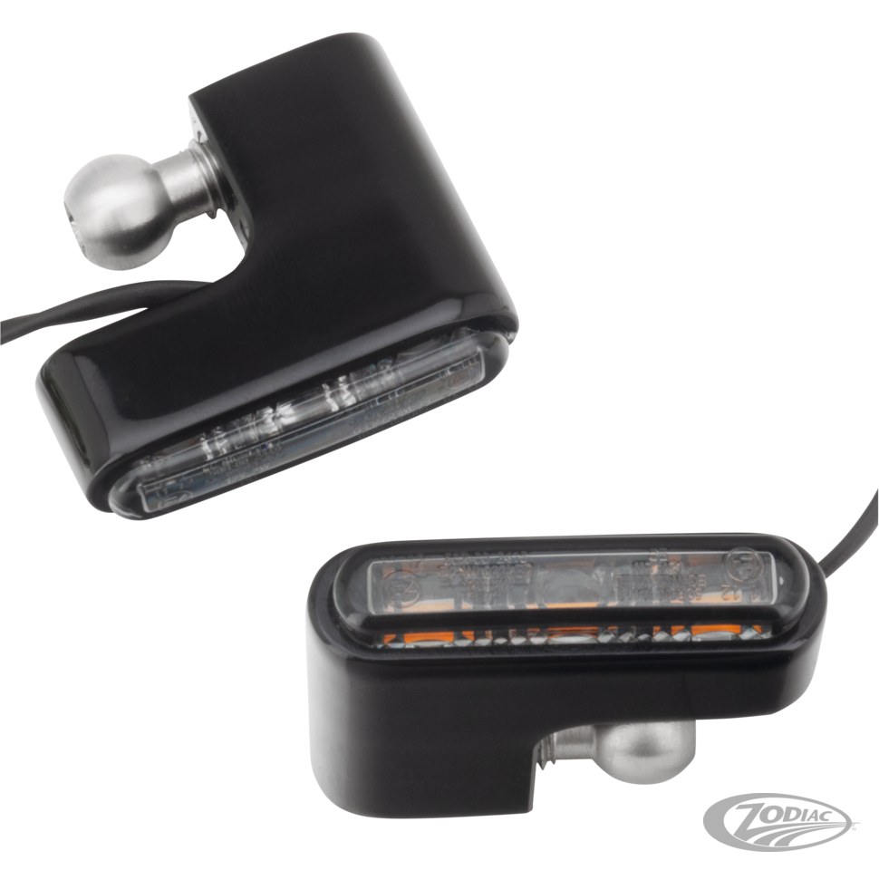 Front turn signals black anodized F*ST
