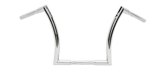 14" Z Bar 1" Chrome Dimpled TBW