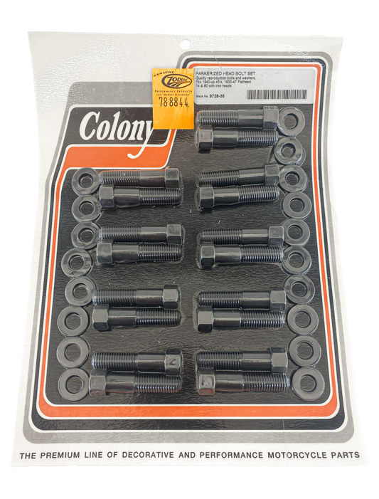 Bolt&washer kit all SV w/iron head Prkzd