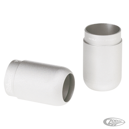 Biltwell Hollow point exh.endcap Silver