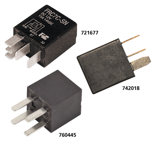 Micro Starter relay w/diode #31522-00