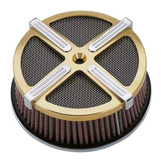 GZP Bronze & Chr 3D Active HP Aircleaner