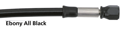 Ebony all black brake line 21" TUV