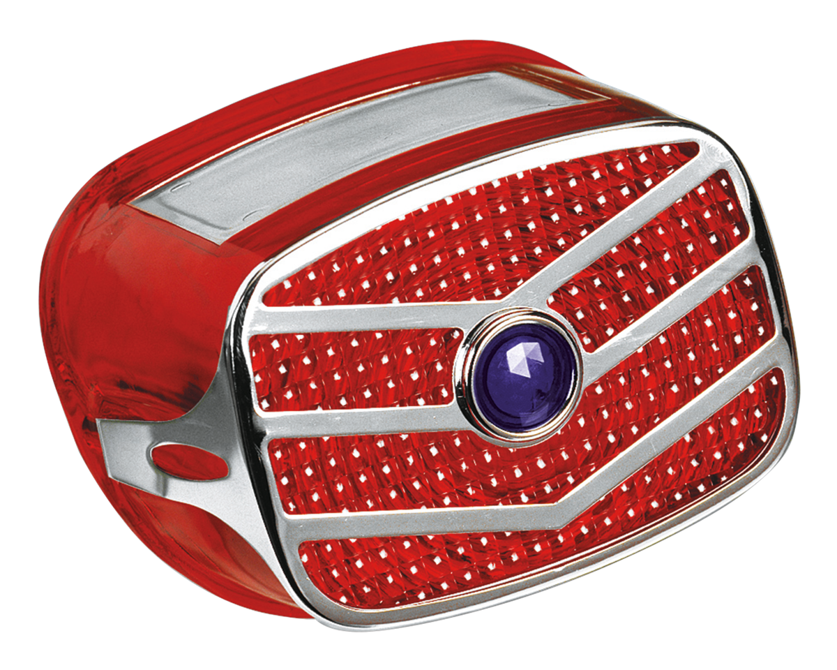 GZP Taillight lens+grill blue dot 73u