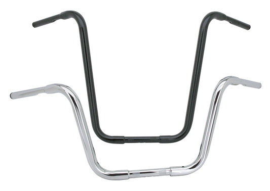 GZP Blck 1-1/4" Apehanger handlebar 14"