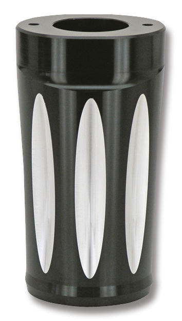 GZP Black cut Hornet forkboots FLSTF90-0