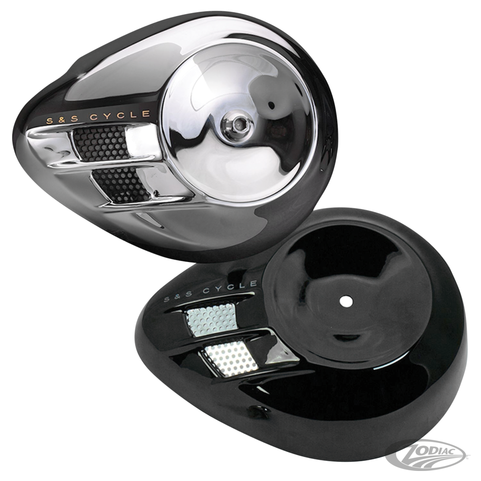 S&S Stealth Black Air Stream a/c cover