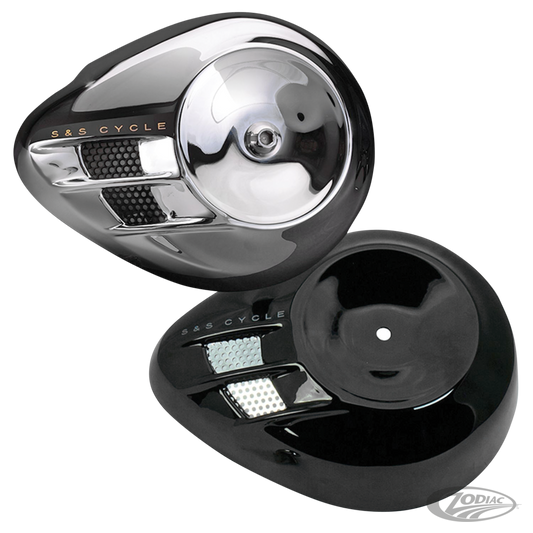 S&S Stealth Black Air Stream a/c cover