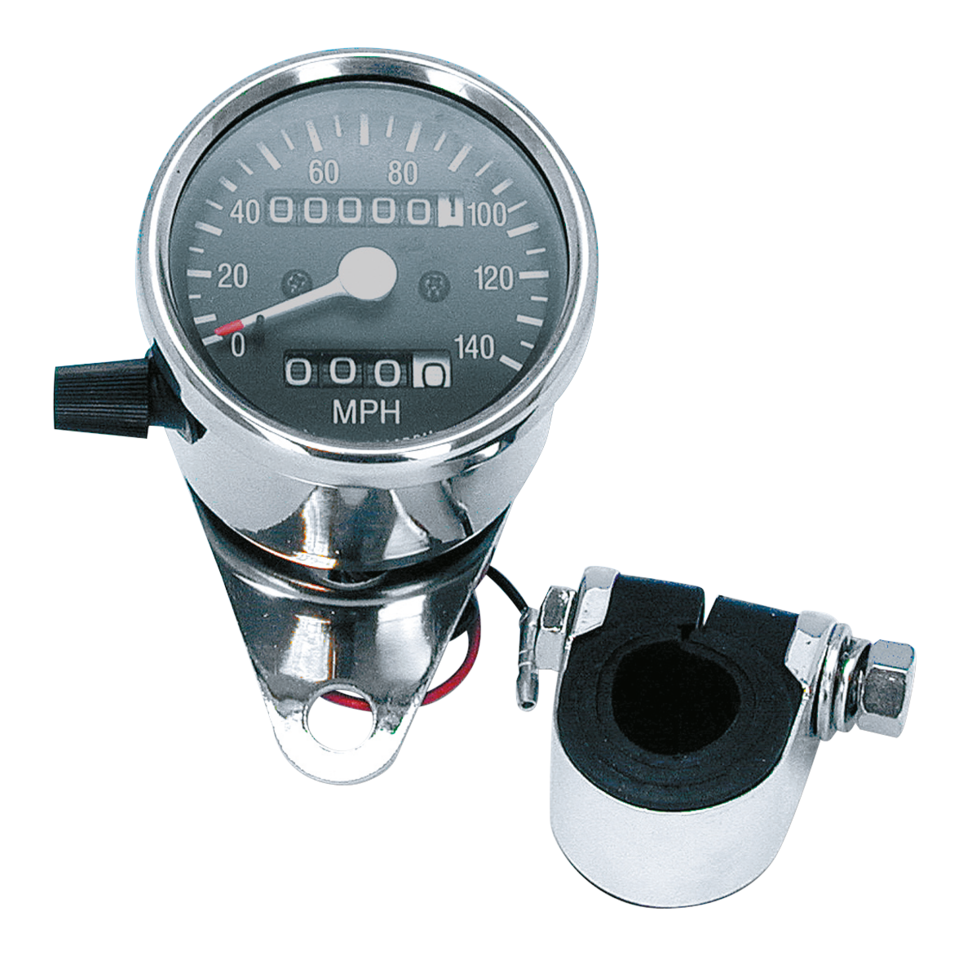 GZP Mini Speedo MPH w/trip meter + clamp