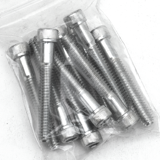 10pck allen bolt 1/4-20x1-3/4" UNC zinc