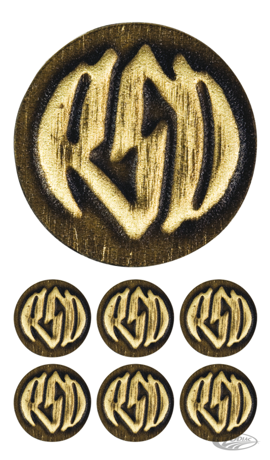 RSD BADGE KIT BRASS LOGOBRASS BADGE W/ L