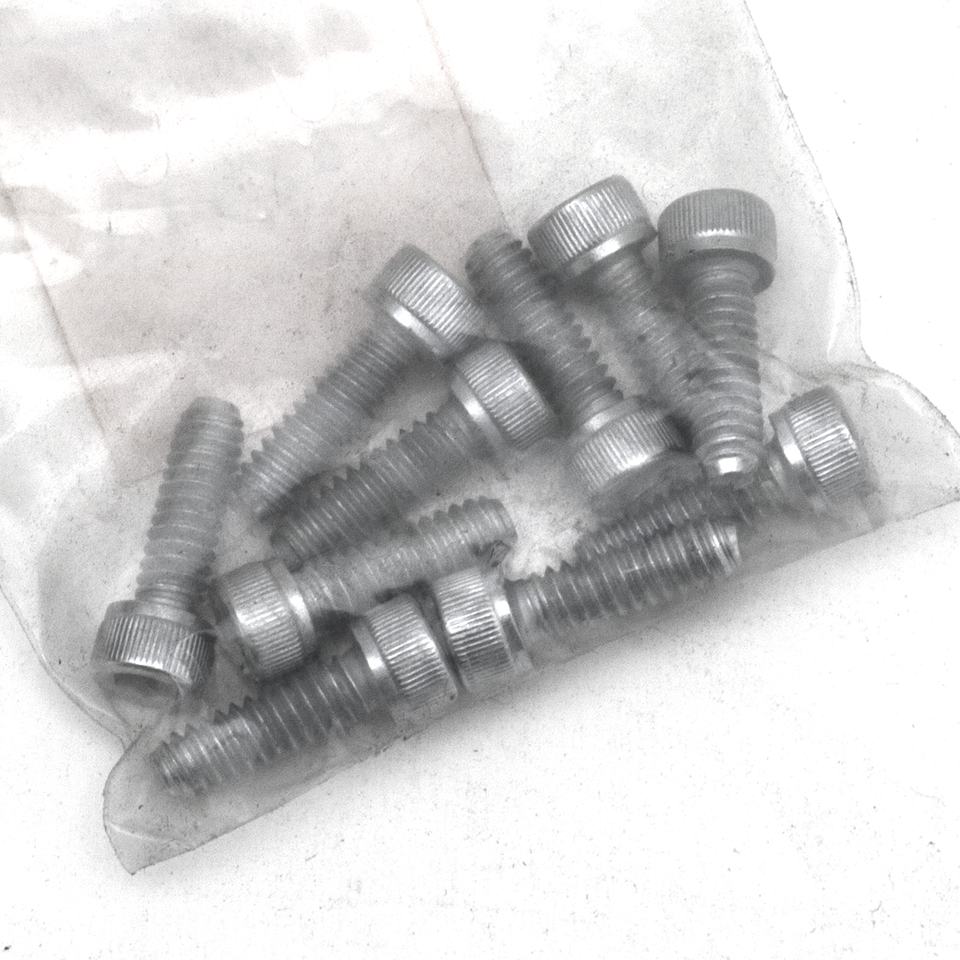 10pck allen bolt No. 10-24x5/8" UNC zinc