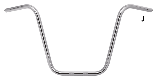 GZP Apehanger 16" rise with dimple