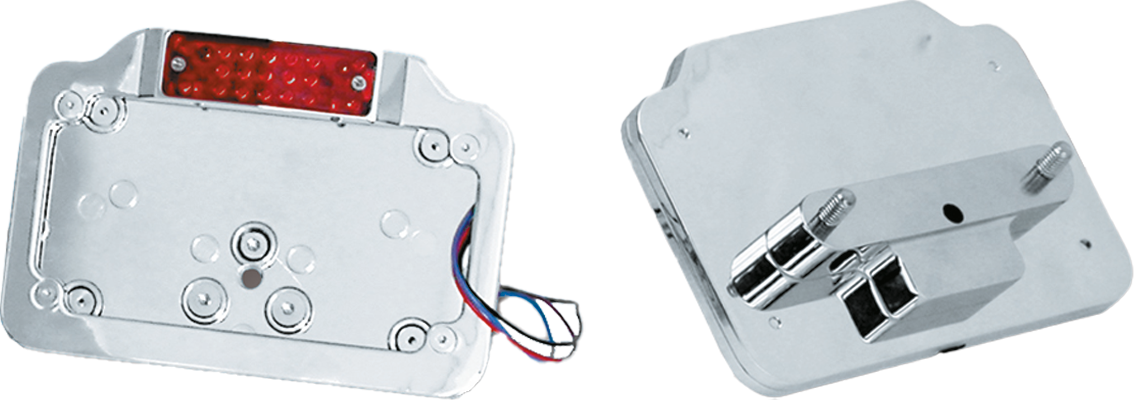 GZP Licenceplate LED chr/w billet m/plat