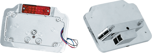 GZP Licenceplate LED chr/w billet m/plat