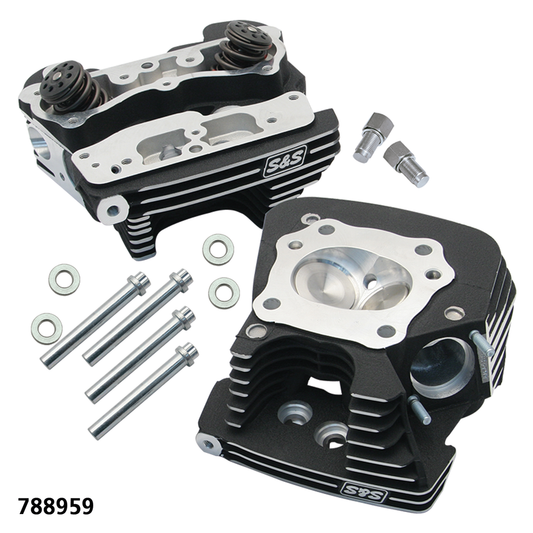 Cylinder head kit 99-05 TC .650" Wr blck