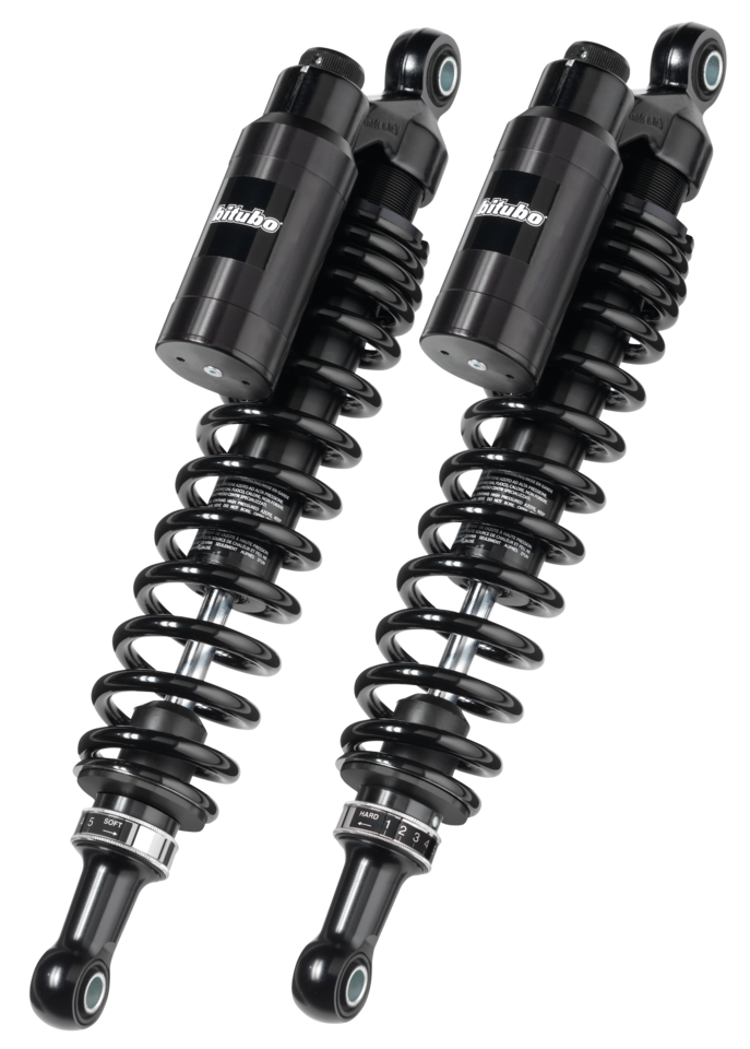 Bitubo all black piggy back shocks 11.8"