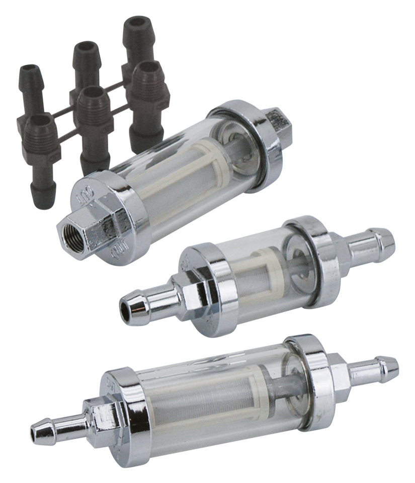 GZP Long Fuel filter 1/4" "See-through"