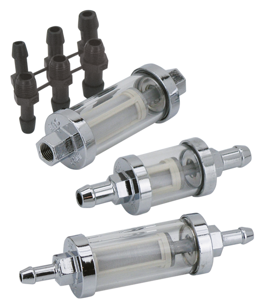 GZP Long Fuel filter 1/4" "See-through"